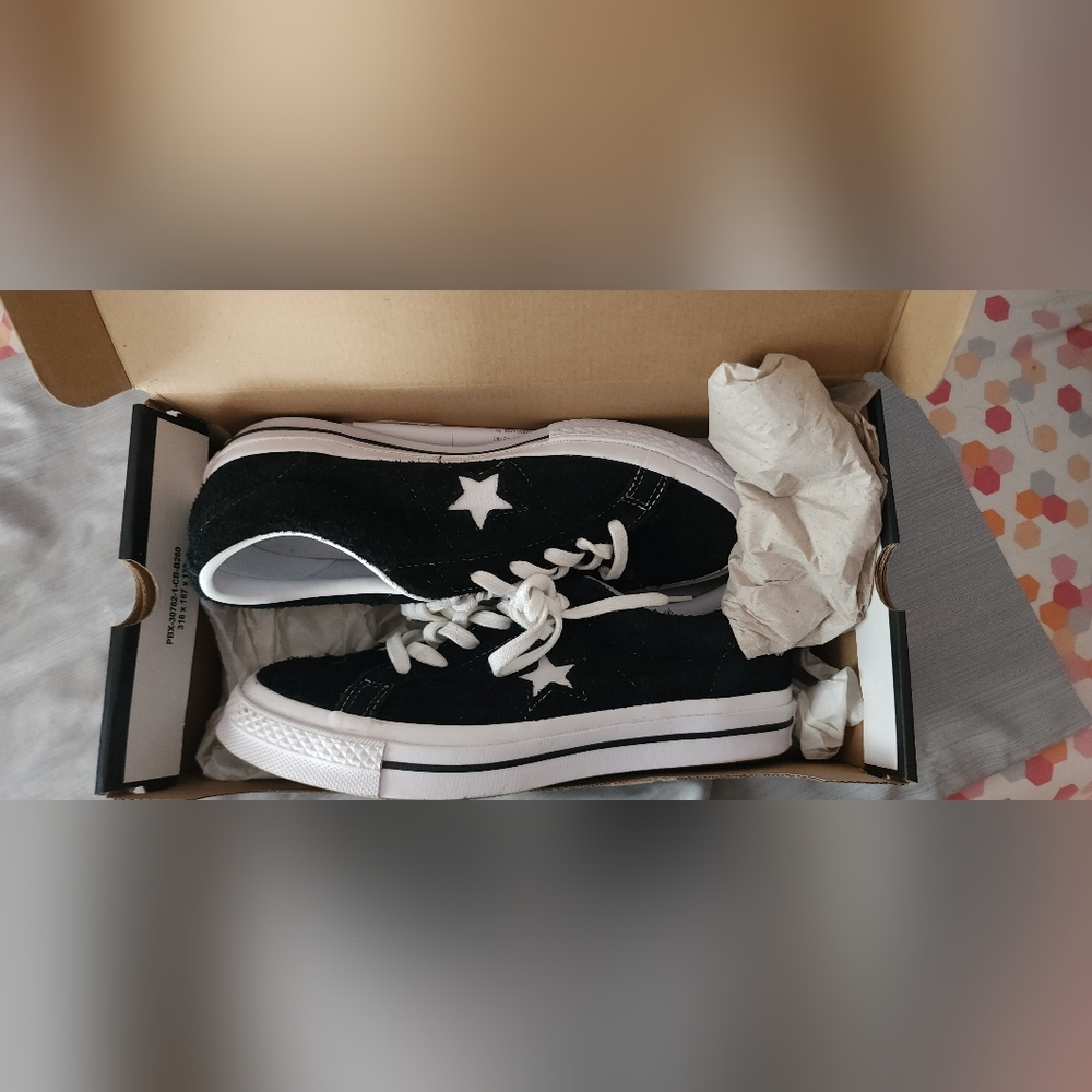 Converse One Star - Black Suede New in Box - Unisex